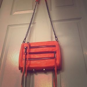 Rebecca Minkoff Hot Orange Crossbody Handbag